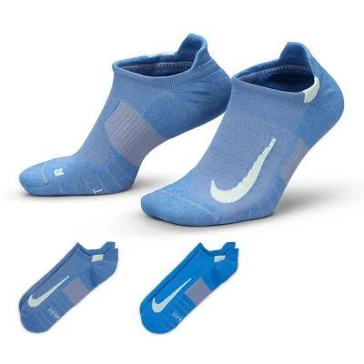 لباس رانینگ نایک Nike Multiplier No-Show Running Socks 2Pr Blue