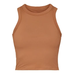 تاپ تنیس نایک Nike One Fitted Women's Dri-FIT Cropped Tank Top Light British Tan