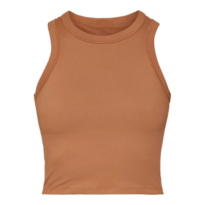 تاپ تنیس نایک Nike One Fitted Women's Dri-FIT Cropped Tank Top Light British Tan