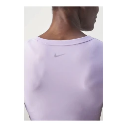 تاپ تنیس نایک Nike One Fitted Women's Dri-FIT Short-Sleeve Cropped Top Lilac Bloom