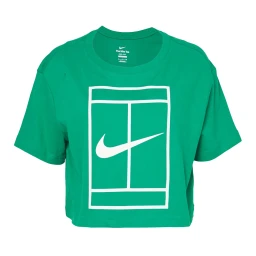 تاپ تنیس نایک Nike Dri-FIT Court Heritage Women's Tennis T-Shirt Green