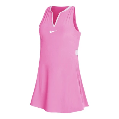 بلوز تنیس نایک Nike Dri-FIT Court Advantage Women's Tennis Dress Playful Pink