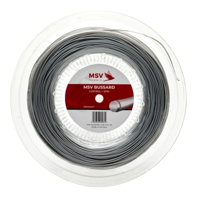 زه راکت ام اس وی MSV Bussard 130 Tennis String (200m Reel) Silver