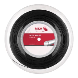 زه راکت ام اس وی MSV Swift 125 Tennis String (200m Reel) Black