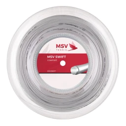 زه راکت ام اس وی MSV Swift 125 Tennis String (200m Reel) White