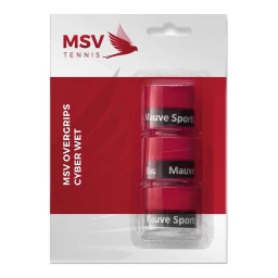 اورگریپ راکت تنیس ام اس وی MSV Overgrip Cyber Wet Red (3 Wraps)