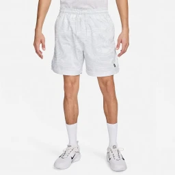 شلوارک تنیس نایک Nike Dri-FIT Court Heritage Men's 15cm Tennis Shorts White