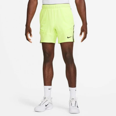 شلوارک تنیس نایک Nike Dri-FIT Court Advantage Men's 18cm Tennis Shorts Lemon