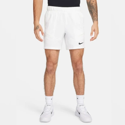 شلوارک تنیس نایک Nike Dri-FIT Court Advantage Men's 18cm Tennis Shorts White