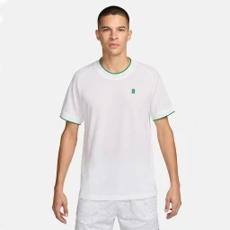 تی‌شرت نایک Nike Court Heritage Men's Short-Sleeve Tennis T-Shirt White