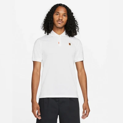 تیشرت نایک Nike Slim-Fit Heritage Slim 2 Polo Tennis T-Shirt White
