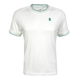 تی‌شرت نایک Nike Court Heritage Men's Short-Sleeve Tennis T-Shirt White