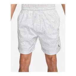 شلوارک تنیس نایک Nike Dri-FIT Court Heritage Men's 15cm Tennis Shorts White