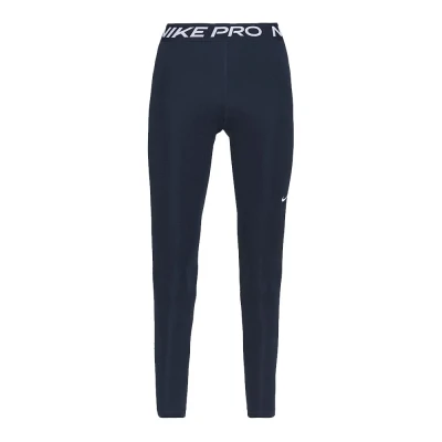 شلوار و لگینگ زنانه نایک Nike Pro Mid-Rise Mesh-Panelled Women's Leggings Obsidian