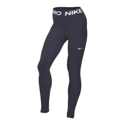 شلوار و لگینگ زنانه نایک Nike Pro Mid-Rise Mesh-Panelled Women's Leggings Obsidian