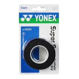 اورگریپ راکت تنیس یونکس Yonex Super Grap Overgrip Black (3 Wraps)