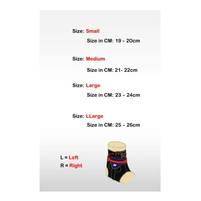 تجهیزات طبی یونکس Yonex Muscle Power Ankle Supporter Right Black