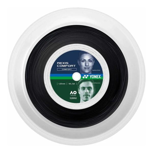 زه راکت یونکس Yonex Rexis Comfort 125 Tennis String (200m Reel) Black