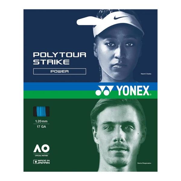 زه راکت یونکس Yonex PolyTour Strike 120 Tennis String (12m) Blue