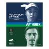 زه راکت یونکس Yonex PolyTour Strike 120 Tennis String (12m) Iron Gray