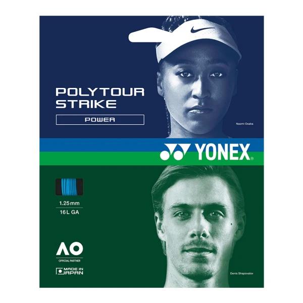 زه راکت یونکس Yonex PolyTour Strike 125 Tennis String (12m) Blue