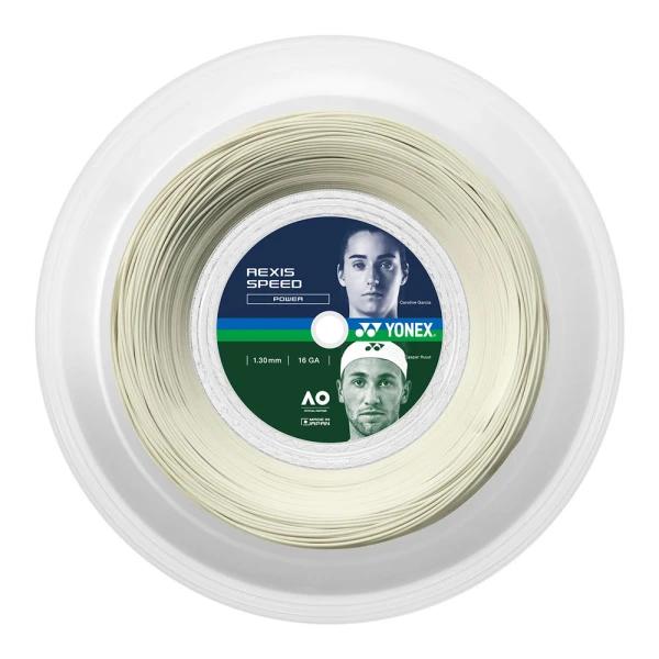 زه راکت یونکس Yonex Rexis Speed 130 Tennis String (200m Reel) White