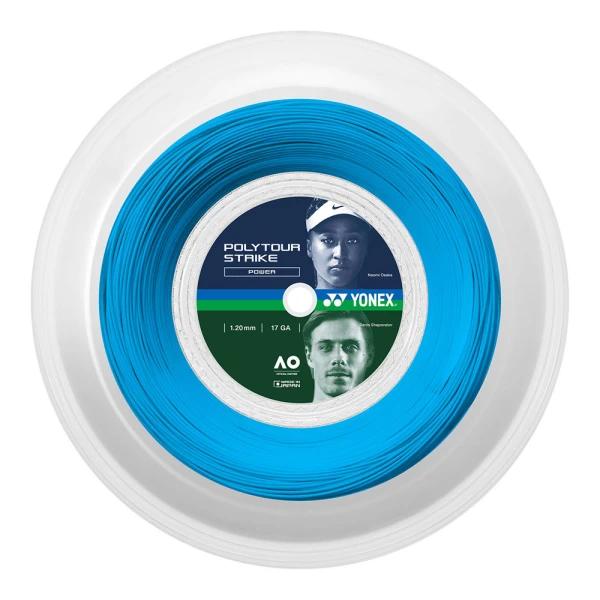 زه راکت یونکس Yonex PolyTour Strike 120 Tennis String (200m Reel) Blue