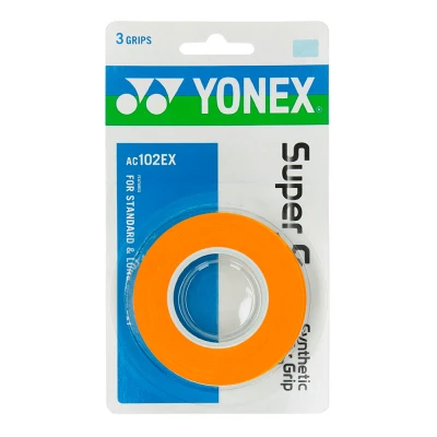 اورگریپ راکت تنیس یونکس Yonex Super Grap Overgrip Orange (3 Wraps)