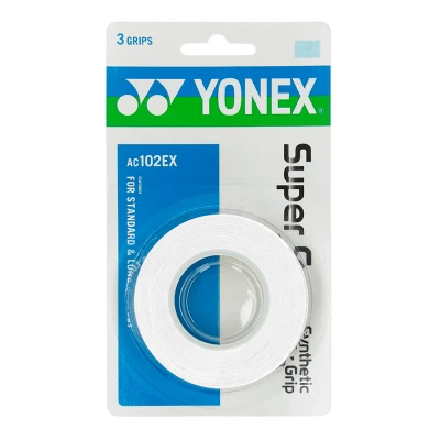 اورگریپ راکت تنیس یونکس Yonex Super Grap Overgrip White (3 Wraps)