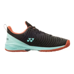 کفش تنیس یونکس Yonex Men's Power Cushion Sonicage 3 Clay Black / Sky Blue