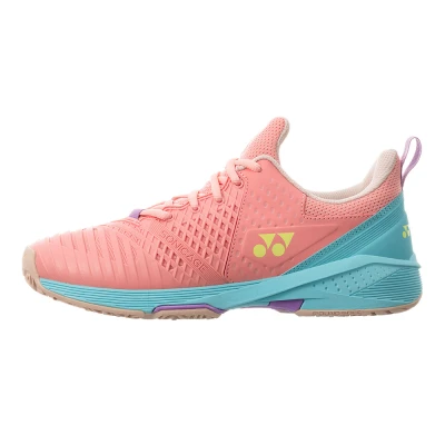 کفش تنیس یونکس Yonex Women's Power Cushion Sonicage 3 Clay Pink / Sax