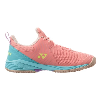 کفش تنیس یونکس Yonex Women's Power Cushion Sonicage 3 Clay Pink / Sax