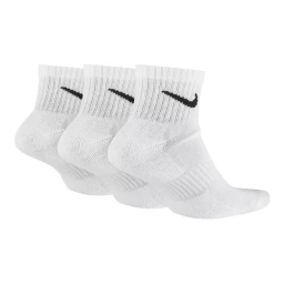 جوراب تنیس نایک Nike Everyday Cushion Ankle 3Pr Socks White