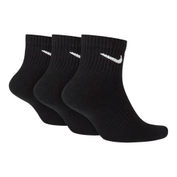 جوراب تنیس نایک Nike Everyday Cushion Ankle 3Pr Socks Black