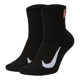 جوراب تنیس نایک Nike Multiplier Max Ankle Socks 2Pr Black