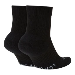 جوراب تنیس نایک Nike Multiplier Max Ankle Socks 2Pr Black