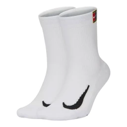 جوراب تنیس نایک Nike Multiplier Max Crew Socks 2Pr White