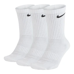 جوراب تنیس نایک Nike Everyday Cushion Crew Socks 3Pr White