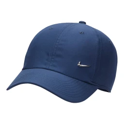 کلاه و نقاب نایک Nike Dri-FIT Club Unstrukturierte Metall-Swoosh-Cap Midnight Navy