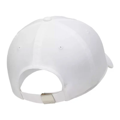 کلاه و نقاب نایک Nike Dri-FIT Club Unstructured Metal Swoosh Cap White