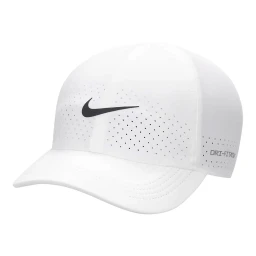 کلاه و نقاب نایک Nike Dri-FIT Advantage Club Unstructured Tennis Cap White