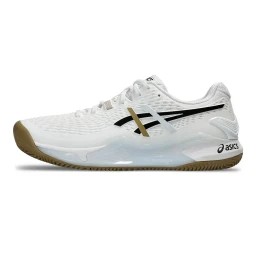 کفش تنیس اسیکس Asics Men's GEL-Resolution 9 Clay White/Black