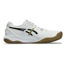 کفش تنیس اسیکس Asics Men's GEL-Resolution 9 Clay White/Black