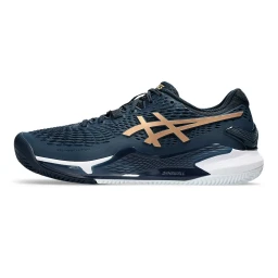 کفش تنیس اسیکس Asics Men's GEL-Resolution 9 Clay French Blue/Pure Gold