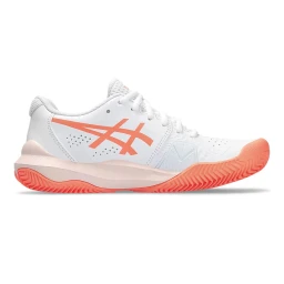 کفش تنیس اسیکس Asics Women's Gel-Challenger 14 Clay White/Sun Coral