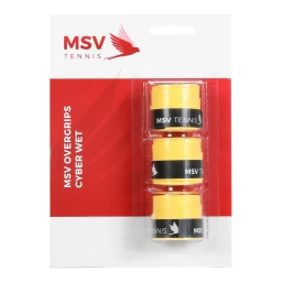 اورگریپ راکت تنیس ام اس وی MSV Overgrip Cyber Wet Yellow (3 Wraps)