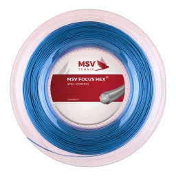 زه راکت ام اس وی MSV Focus-Hex Ultra 127 Tennis String (200m Reel) ‌Blue