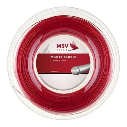 زه راکت ام اس وی MSV Co-Focus 127 Tennis String (200m Reel) ‌Red