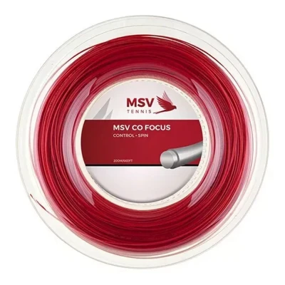 زه راکت ام اس وی MSV Co-Focus 127 Tennis String (200m Reel) Red