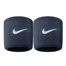 مچ‌ بند تنیس نایک Nike Swoosh Wristbands 2 Pack Obsidian/White